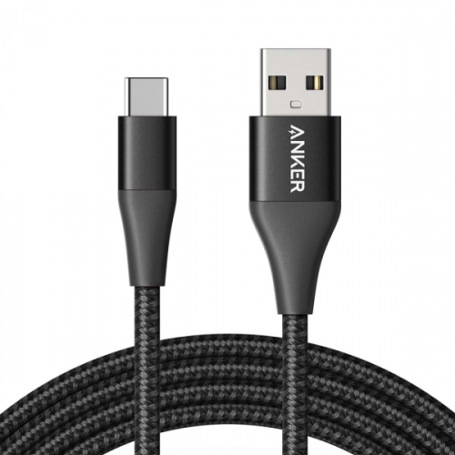 Кабель USB Type-C Anker PowerLine +II USB A USB C 6ft Black