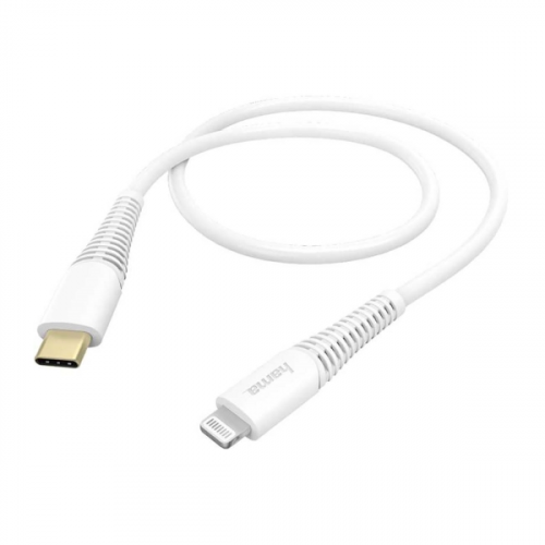 Кабель для iPod, iPhone, iPad Hama Lightning USB Type-C 1,5м White(00183309)