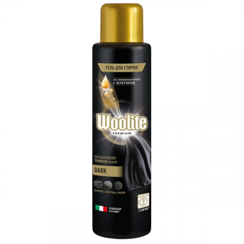 Моющее средство для стиральной машины Woolite Premium Dark 450мл