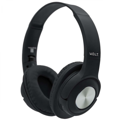 Наушники накладные Bluetooth W.O.L.T STN-340 black