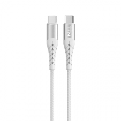 Кабель USB Type-C 1.2m white (TFN-CPDUSBCC12MWH)