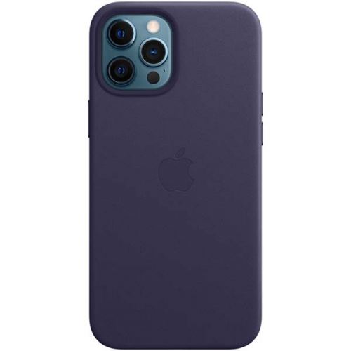 Чехол Apple iPhone 12 Pro Max LeatherCase MagSafe Deep Violet