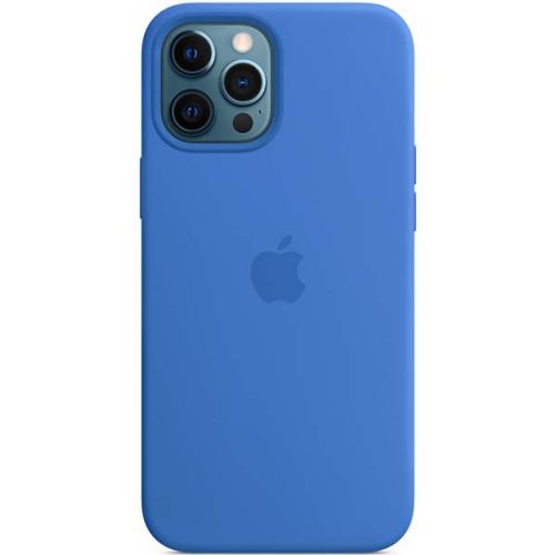 Чехол Apple iPhone 12 Pro Max SiliconeCase MagSafe Capri Blue