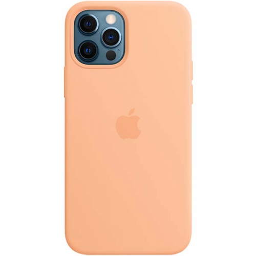 Чехол Apple iPhone 12 Pro Max SiliconeCase MagSafe Cantaloupe