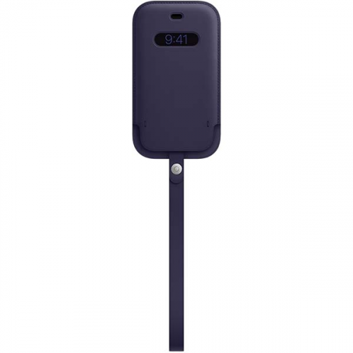 Чехол Apple iPhone 12 Pro Max Leather MagSafe Deep Violet