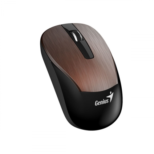 Мышь беспроводная Genius ECO-8015 коричневый металлик (31030005403)