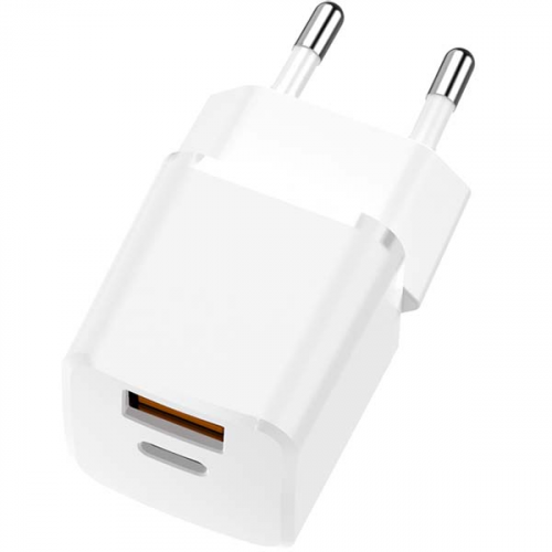 Сетевое зарядное устройство nano A+C PD 20W, White (TFN-WCRPD11)