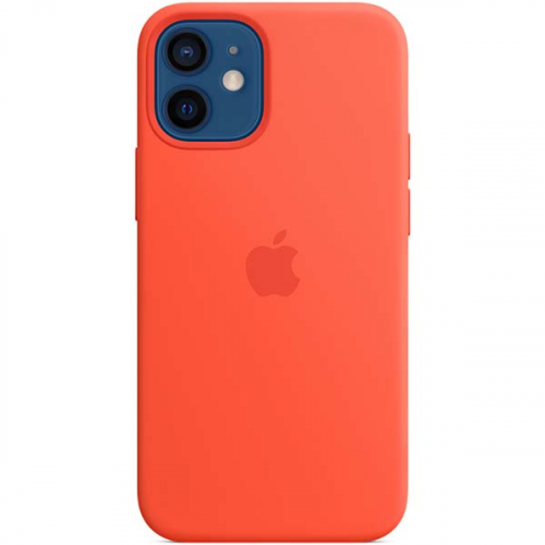 Чехол Apple iPhone 12 mini Silicone MagSafe Electric Orange
