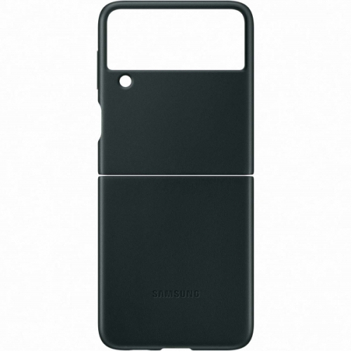 Чехол Samsung Galaxy Z Flip3 Leather Cover Green (EF-VF711)