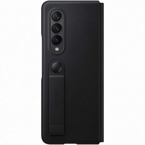 Чехол Samsung Galaxy Z Fold3 Leather Flip Cover Black EF-FF926