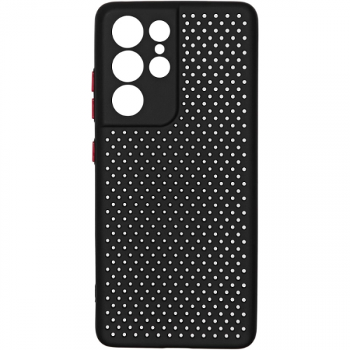 Чехол Carmega Samsung Galaxy S21 Ultra DOT black