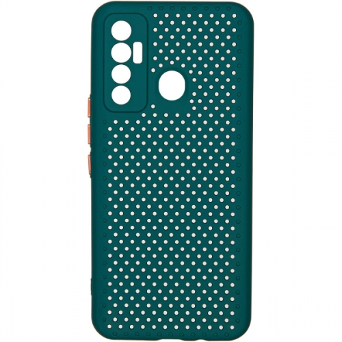 Чехол Carmega Tecno Camon 17 DOT green
