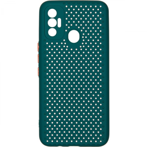 Чехол Carmega Tecno Spark 7 DOT green