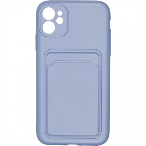 Чехол Carmega Apple iPhone 11 Card blue
