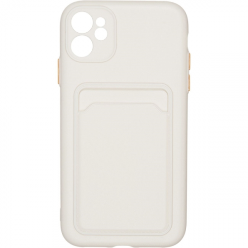 Чехол Carmega Apple iPhone 11 Card white