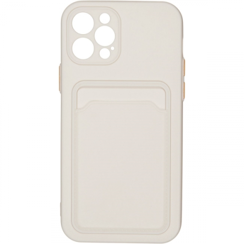 Чехол Carmega Apple iPhone 12 Pro Card white