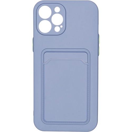 Чехол Carmega Apple iPhone 12 Pro Max Card blue