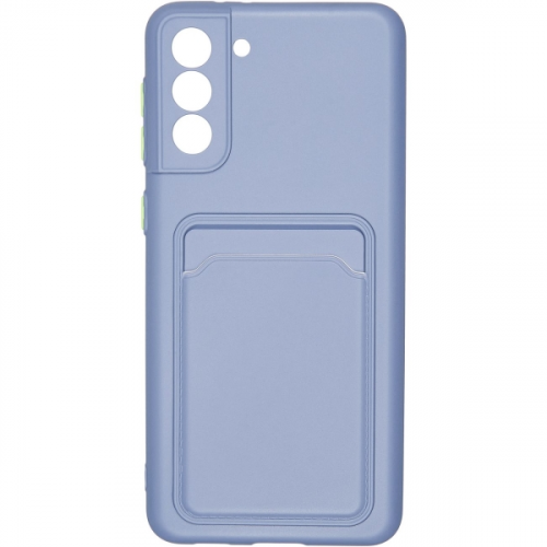 Чехол Carmega Samsung Galaxy S21+ Card blue