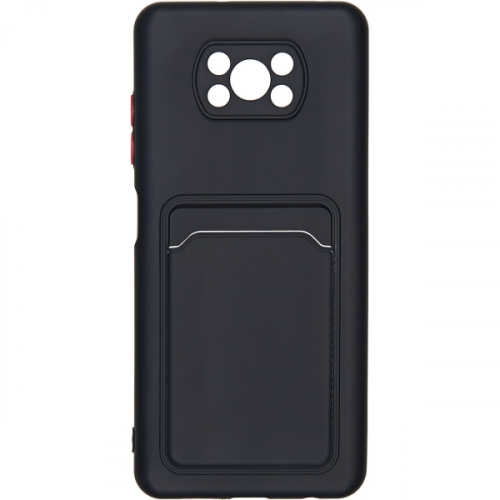 Чехол Carmega Poco X3 NFC Card black