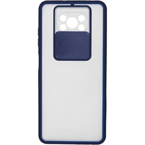Чехол Carmega Poco X3 NFC Camera blue