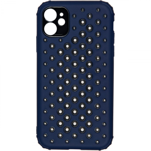 Чехол Carmega Apple iPhone 11 DOT2 blue