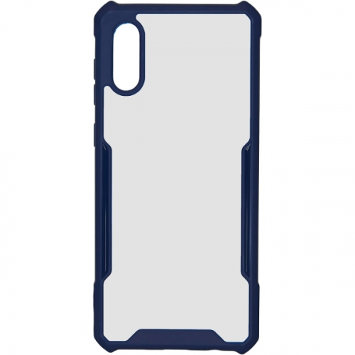 Чехол Carmega Samsung Galaxy A02 Acryl TPU blue