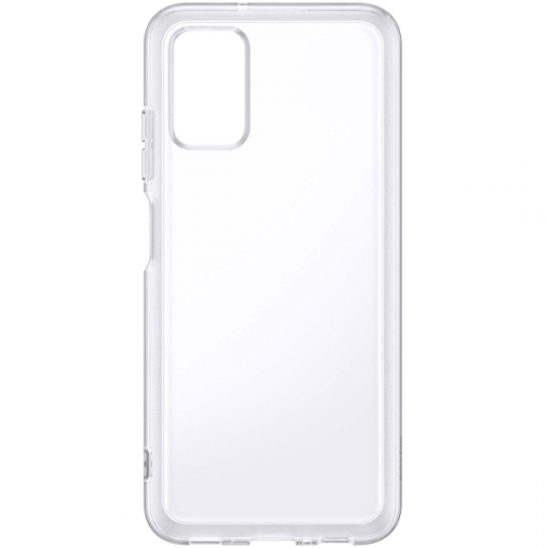 Чехол Samsung Soft Clear Cover A03s прозрачный (EF-QA037)