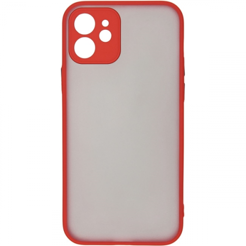 Чехол Carmega Apple iPhone 12 Frost red