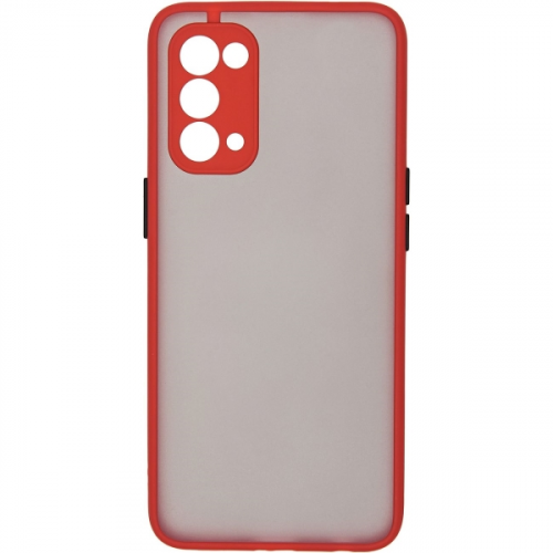 Чехол Carmega Oppo Reno 5 Frost red