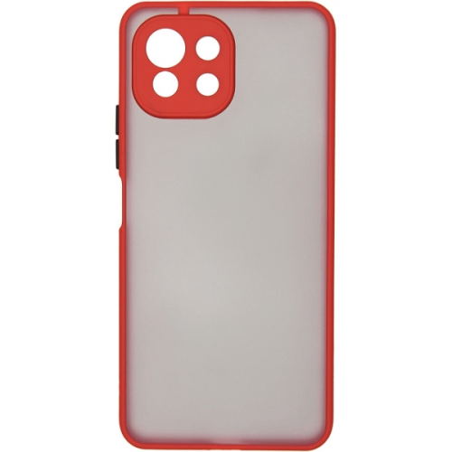Чехол Carmega Xiaomi Mi 11 Lite Frost red