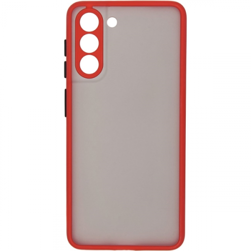 Чехол Carmega Samsung Galaxy S21 Frost red