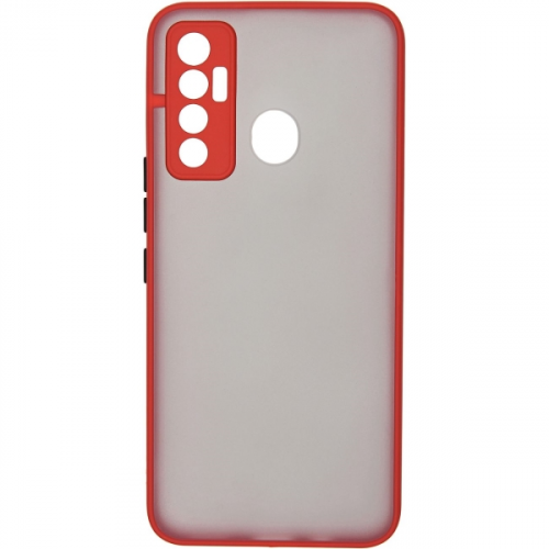 Чехол Carmega Tecno Camon 17 Frost red