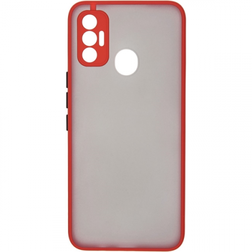 Чехол Carmega Tecno Spark 7 Frost red