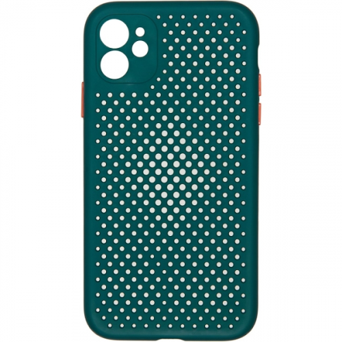 Чехол Carmega Apple iPhone 11 DOT green