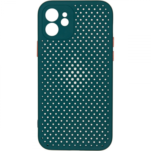 Чехол Carmega Apple iPhone 12 DOT green