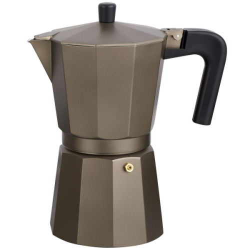 Кофейник Italco Moka Brown 6 порций + кофе Arabica 90г (230600)