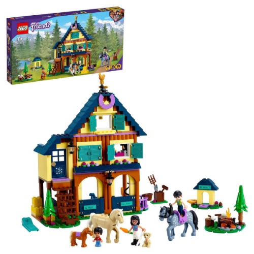 Конструктор детский Lego FRIENDS Лесной клуб верховой езды (41683)