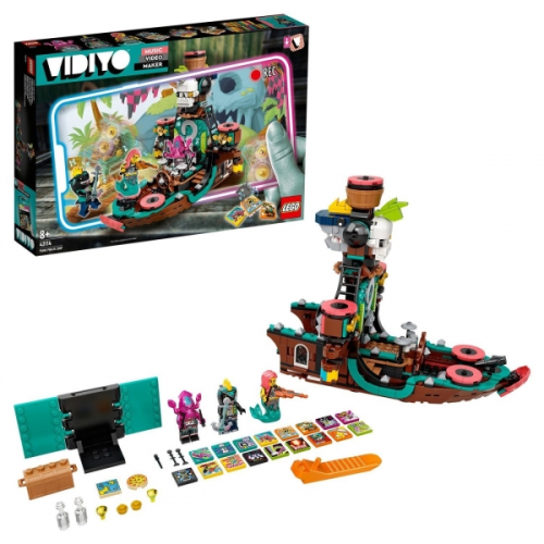 Конструктор детский Lego VIDIYO Корабль Пирата Панка(43114)