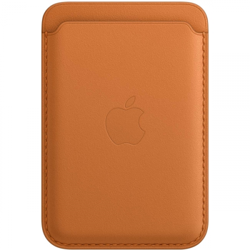 Чехол Apple iPhone Leather Wallet MagSafe Golden Brown