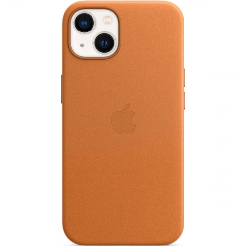 Чехол Apple iPhone 13 Leather Case MagSafe Golden Brown