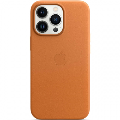 Чехол Apple iPhone 13 Pro Leather Case MagSafe Golden Brown
