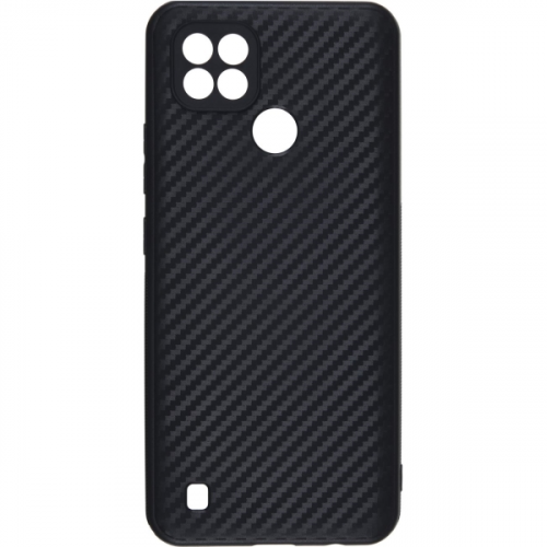 Кейс для смартфона Carmega Realme C21 Carbon TPU black