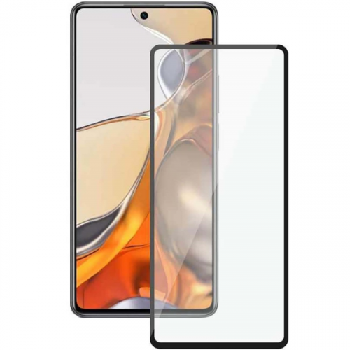 Защитное стекло Deppa 2.5D Full Glue Mi 11T Pro, черная рамка