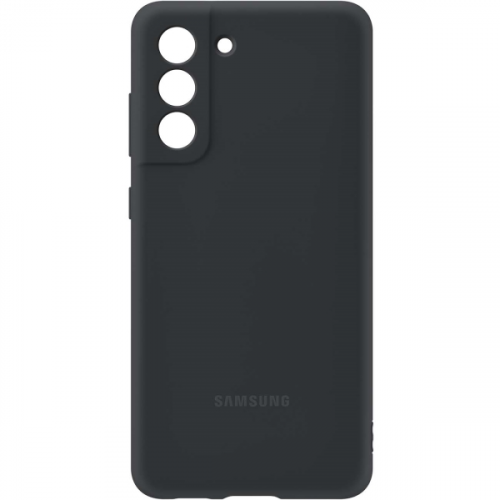 Чехол Samsung Silicone Cover S21 FE темно-серый (EF-PG990)