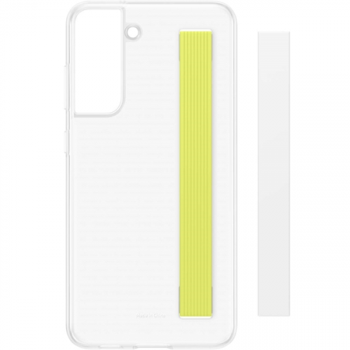 Чехол Samsung Slim Strap Cover S21 FE белый оттенок (EF-XG990)