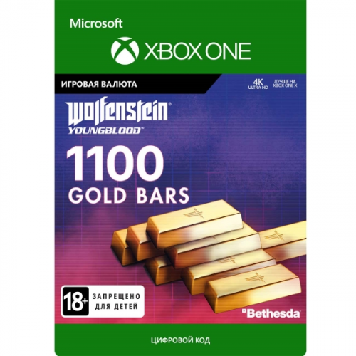 Игровая валюта Xbox Wolfenstein: Youngblood: 1100 Gold Bars