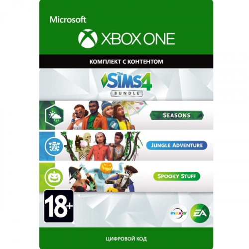 Дополнение для игры Xbox The Sims 4: Bundle(Seasons, Jungle, Spooky Stuff)