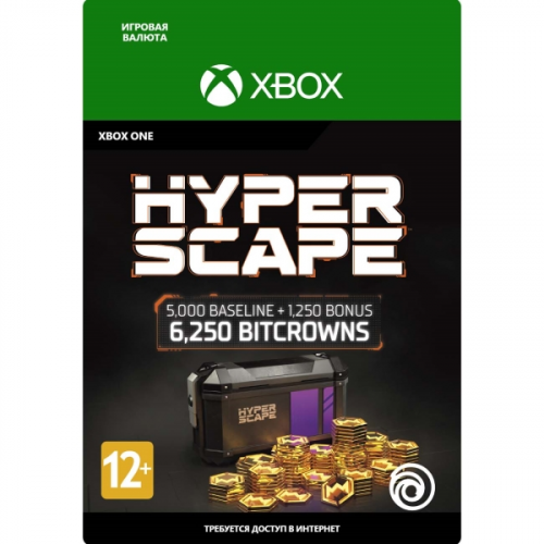 Игровая валюта Xbox Ubisoft Hyper Scape Virtual Currency: 6250 Bitcrowns Pack
