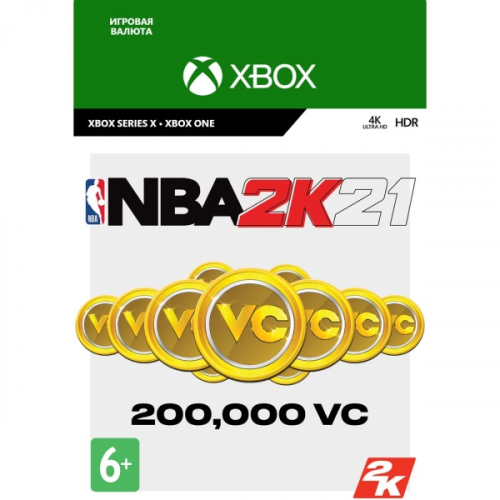 Игровая валюта Xbox Take2 NBA 2K21: 200,000 VC