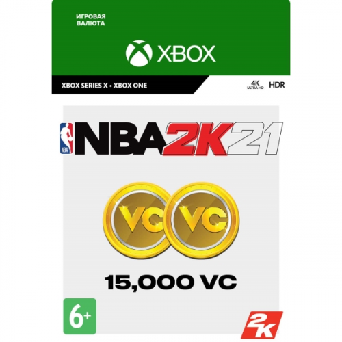 Игровая валюта Xbox Take2 NBA 2K21: 15,000 VC